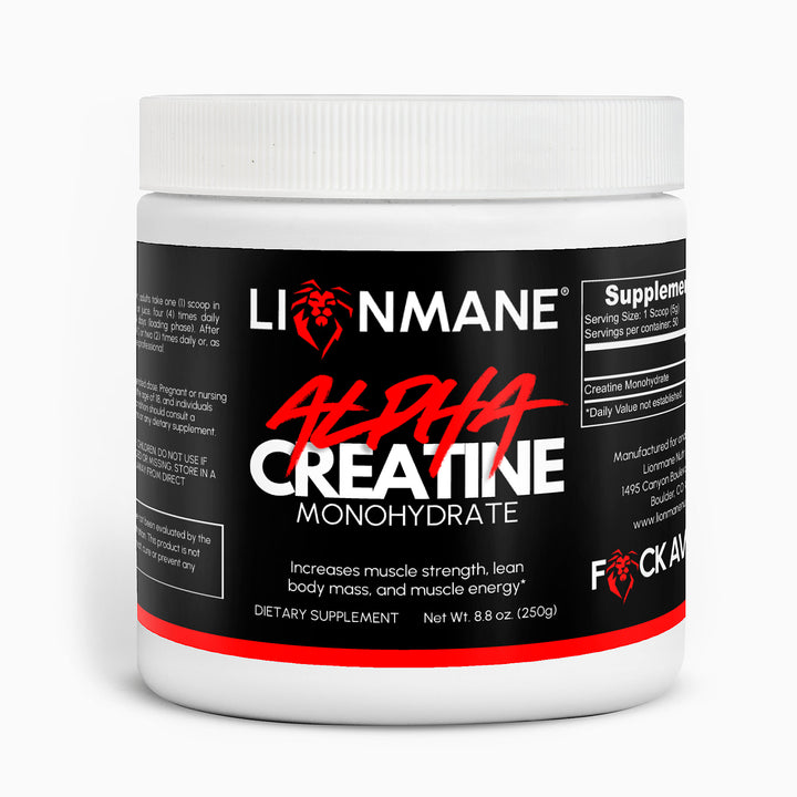 ALPHA Pure Creatine Monohydrate