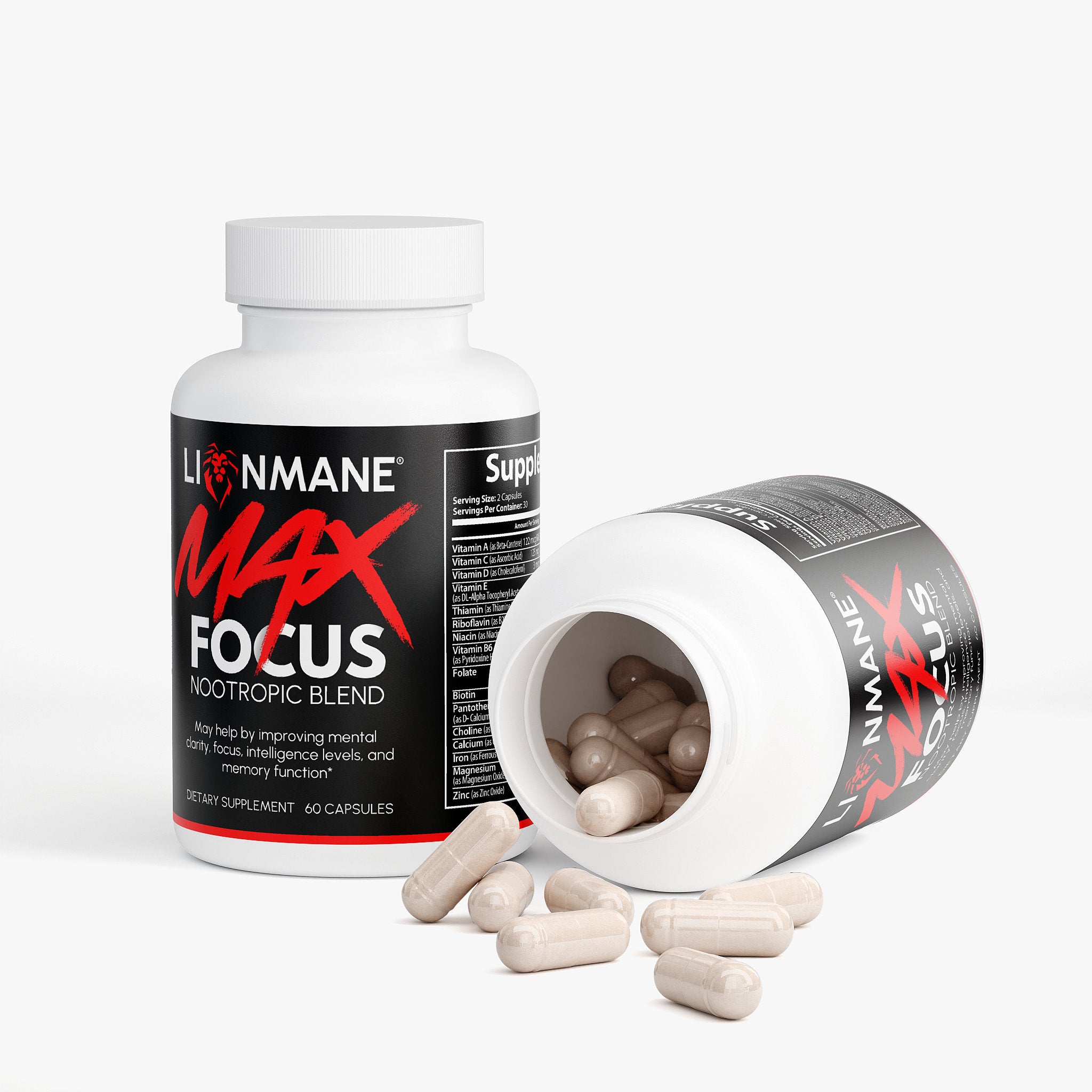 Lionmane MAX Focus (Nootropic Formula)