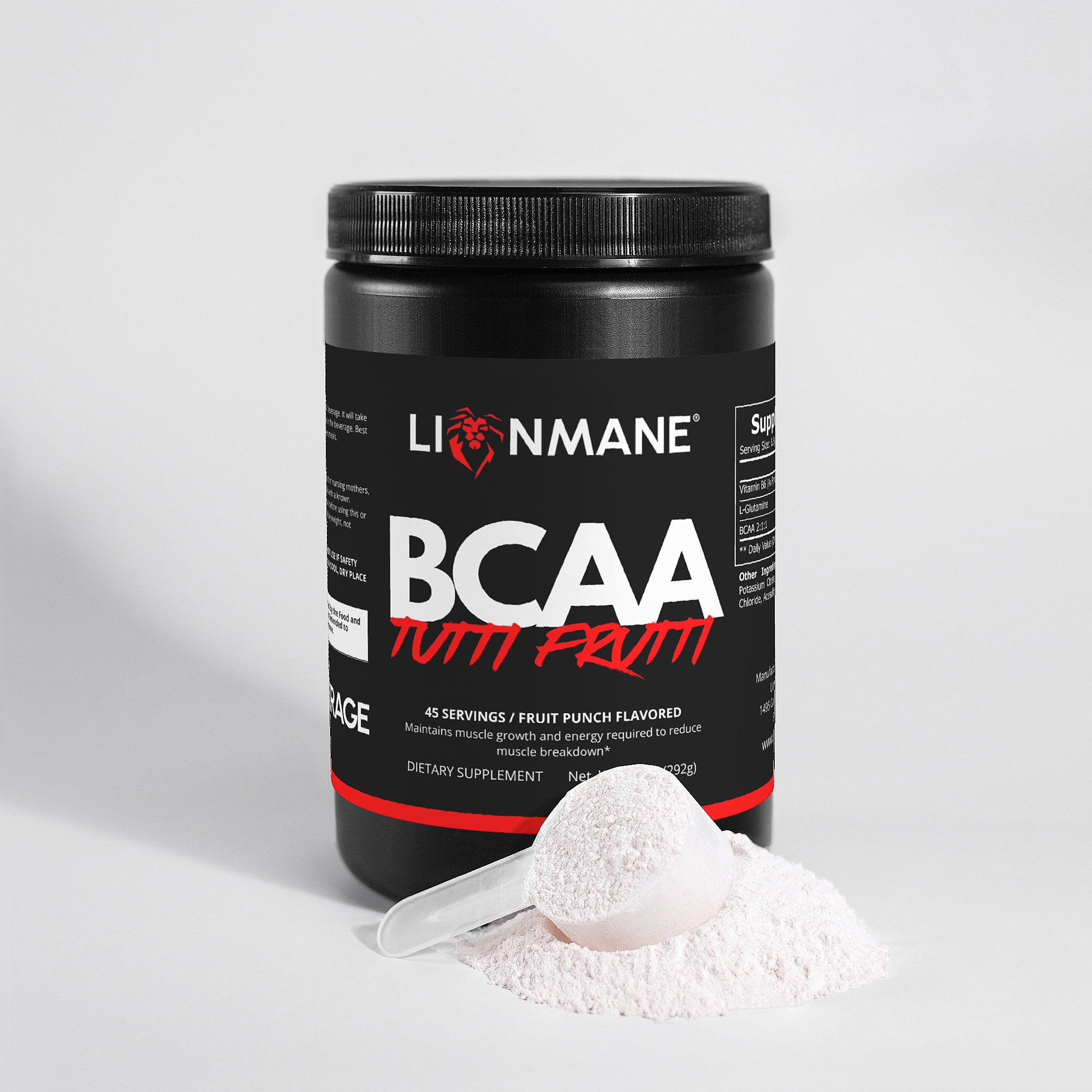Lionmane Tutti Frutti BCAA Post Workout Powder