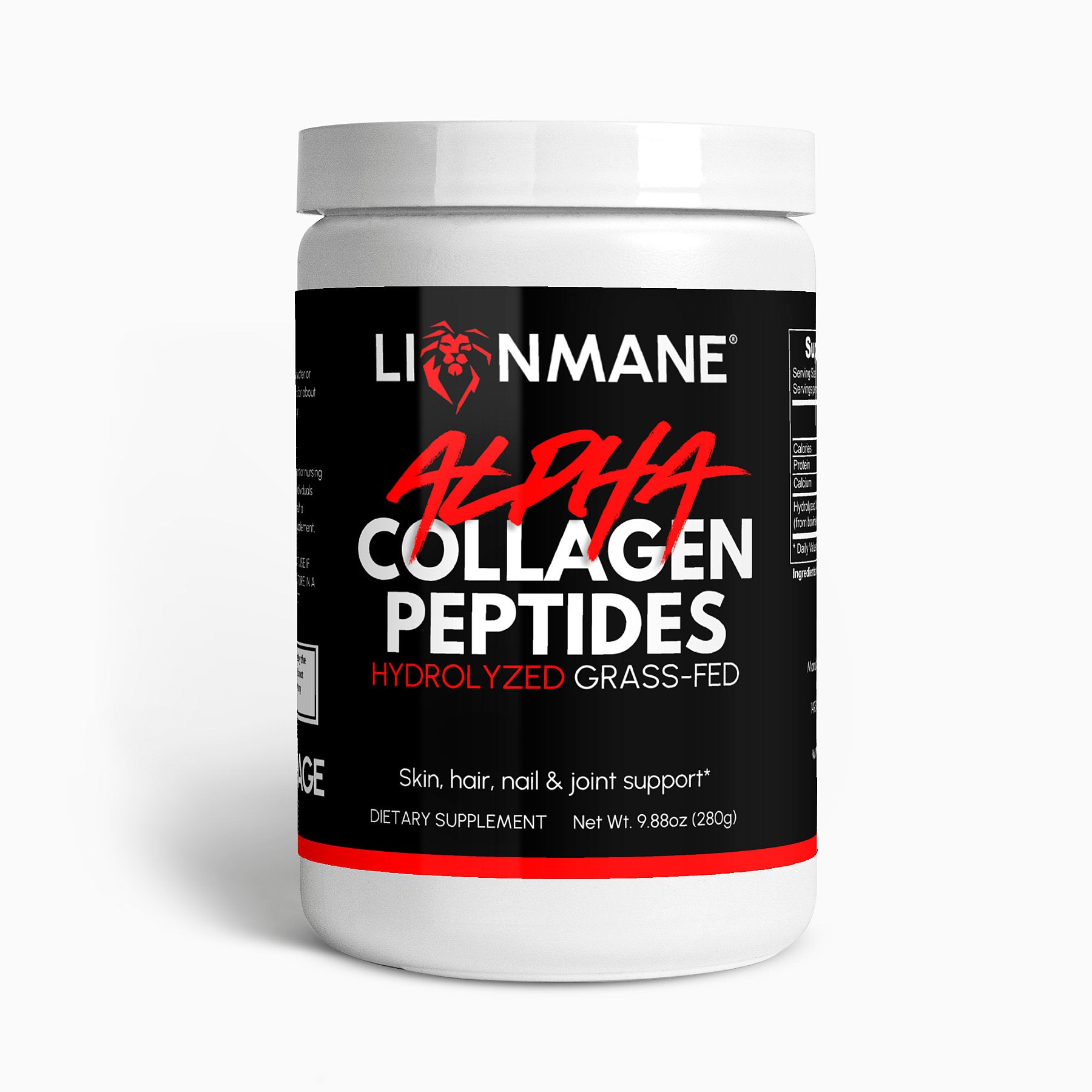 Lionmane Grass-Fed Hydrolyzed Collagen Peptides